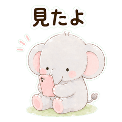 Baby Elephant Stickers 3
