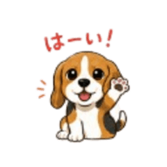 Cute dog sticker set 0708