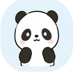 Cute and Relaxed Panda Basic Stamps