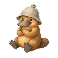 Watercolor Platypus: Sauna Days