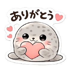 Gomamaru: Cute Baby Seal Stickers