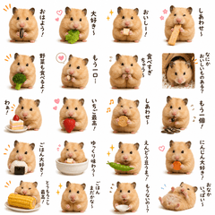 HungryHamster-Foodie Stickers
