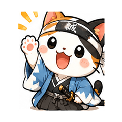 Shinsengumi Kitty Stickers