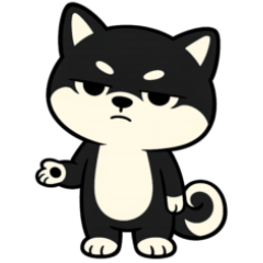Deadpan Replies | Concept Shiba Black