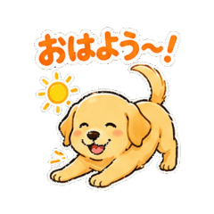 Golden Retriever - Daily Chat Stickers
