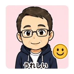 feelings of man with glasses