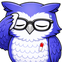 Night Shift Owl ver4 Emergency Stickers