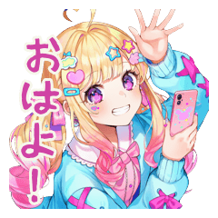 Pastel Girl Soft Polite Stickers