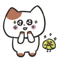 Cute cat sticker mimie