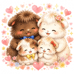 Marron Family - Daily Stickers