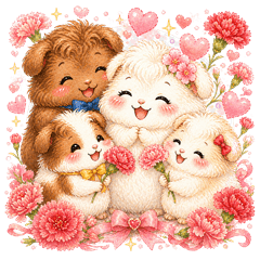 Marron Family - Mother's Day Stickers