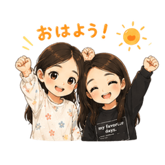 Sweet Sisters Stickers
