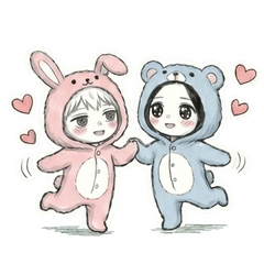 Tsundere & Pons Kyu-rurun Stickers