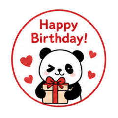 Anniversary panda