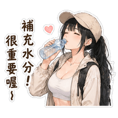 可愛運動女孩
