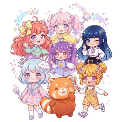 魔法少女與小熊貓