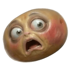 3D Just a Potato: Trash Can Emo