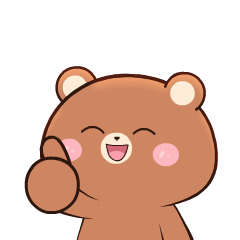 Bear Choco 5 : Pop-up stickers