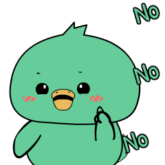 Green Bird v2 : Animated Stickers
