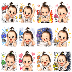 Baby Emotions! Cute Anime Mood Stickers