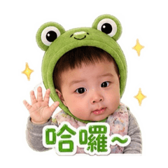 辰辰的可愛動物頭套生活用語