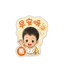 希希生活問候貼圖