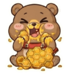 KUMAIRO Brown bear.