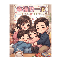 有愛又幸福的一家