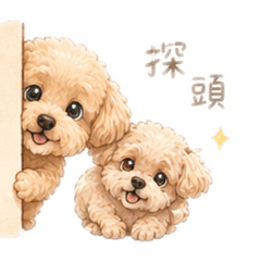 貴賓狗勾♡滷蛋布丁實用貼貼