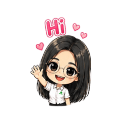 Gentle Glasses Girl - (EN)