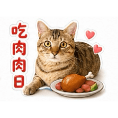 奶萌貓咪節日祝賀版①