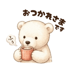 Shirokuma-kun's Simple & Easy Stickers