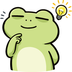 無奈的呱表情貼圖