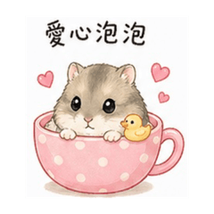 可愛倉鼠麻糬