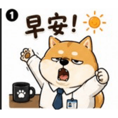 可愛柴犬上班日常
