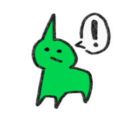 綠色獨角外星人