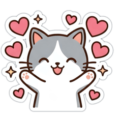 Cute Gray Kitty