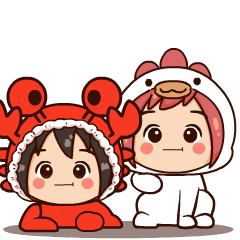 Chibi Crab 3 : Pop-up stickers