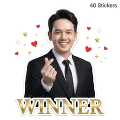 Winner Sticker Set