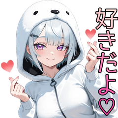 Flirty Cute Seal Girl