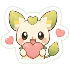 original poke character Leafy