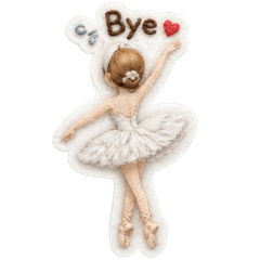 Wool Felt Ballerina (3D Version)