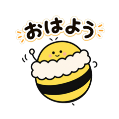 Fluffy Bee Daily Stickers