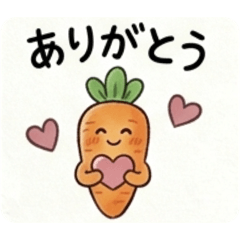 Cute Veggie Stickers Daily Use