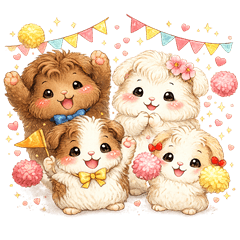 Maron Family - Cheering Stickers