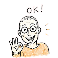 Bald Guy Daily Chat Stickers
