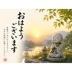 Jizo Zen Words Stickers