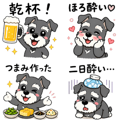 Drinking Schnauzer 40