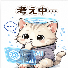 Smart & Cute AI Kitten Stickers
