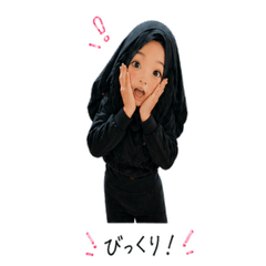 Cute Niyari Girl Stickers